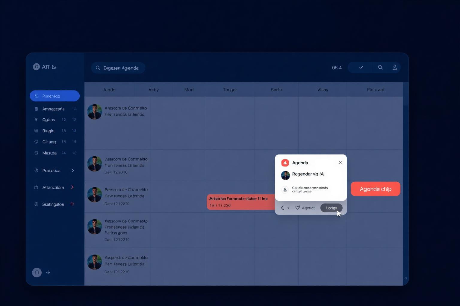 Agenda inteligente no 5DConnect