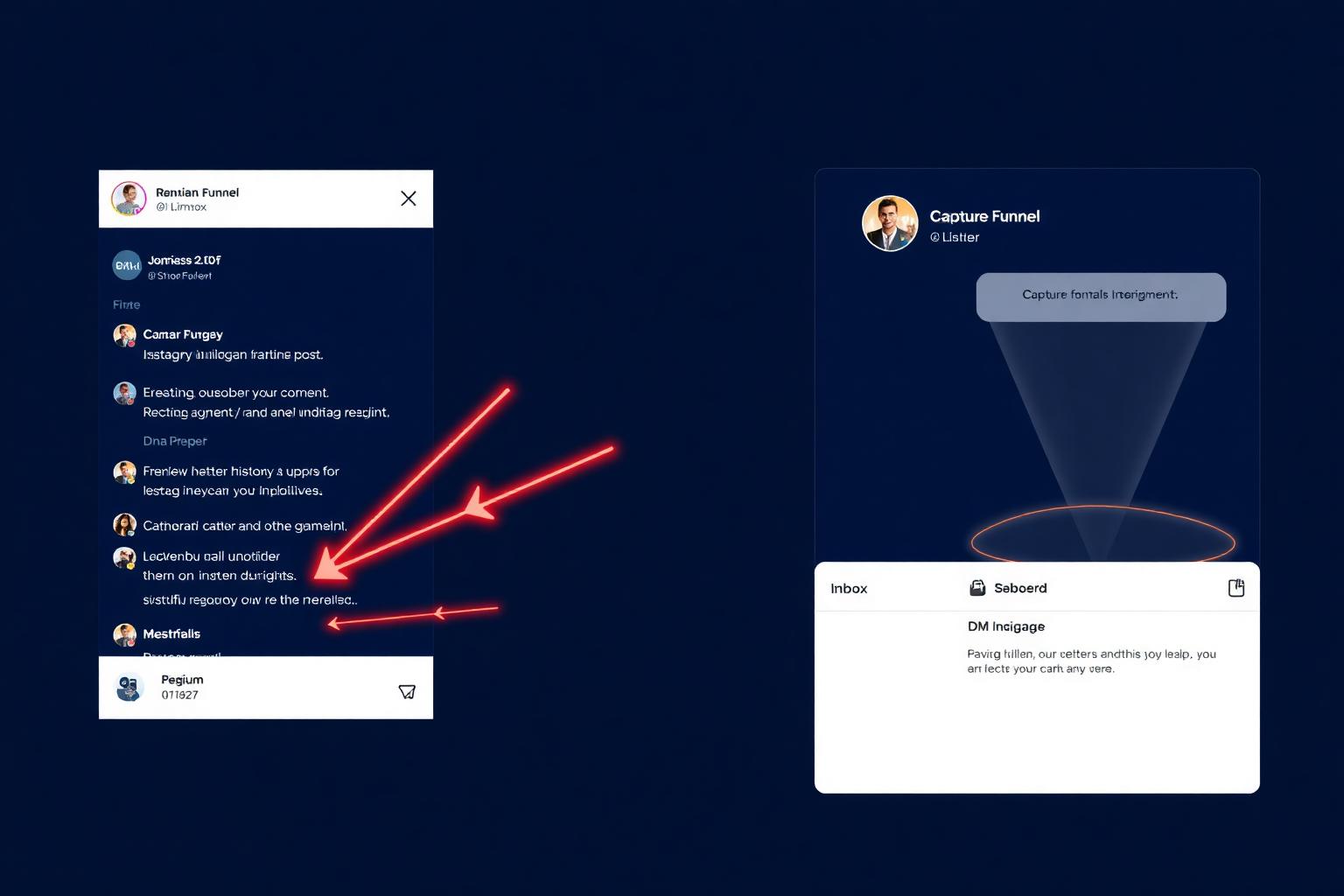 Post do Instagram com comentários virando mensagens diretas automáticas